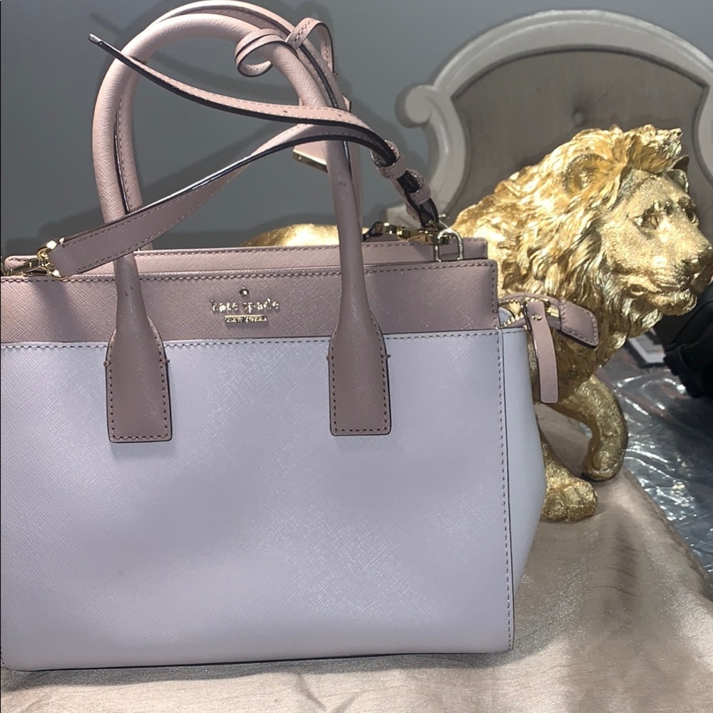 Kate Spade Pink and Lavender Women's Bag LIKE NEW SAFFISNO LEATHER - Picture 3 of 16
